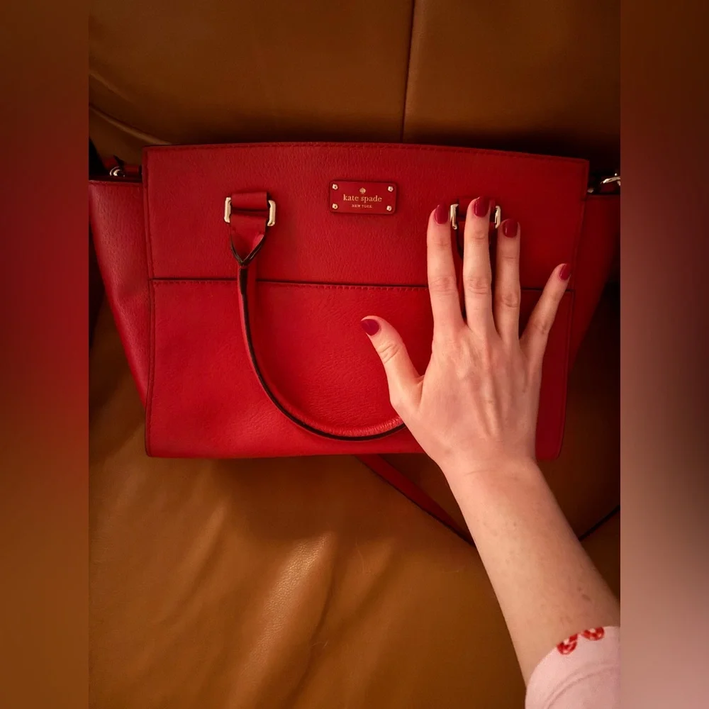 Kate Spade Cherry Red Shoulder Bag - Picture 5 of 5
